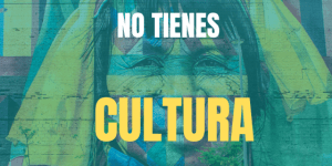no tienes cultura