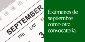 exámenes de septiembre en la Uned