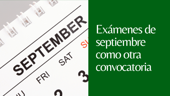 exámenes de septiembre en la Uned