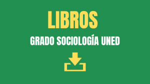 LIBROS SOCIOLOGÍA PARA ESTUDIAR EN LA UNED
